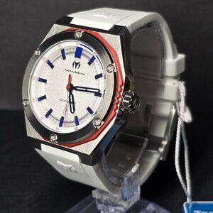 TechnoMarine Coral Legacy Sport Men's Watch - 45mm, White, Red, Blue (TM-416066)